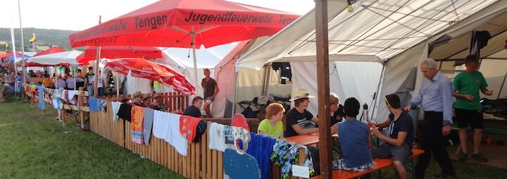 Eröffnung Zeltlager in Orsingen