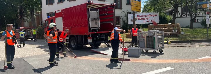 Ölspur in Watterdingen