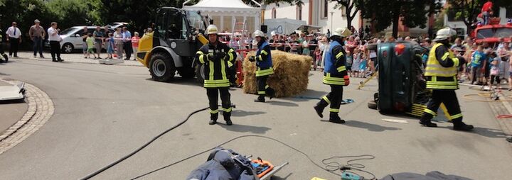 Schauübung in Watterdingen
