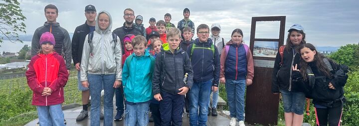 Sternmarsch auf der Insel Reichenau