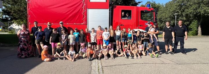 Sommerferienprogramm bei der Feuerwehr