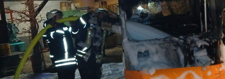 Brand Elektroschlepper