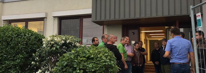 Austausch im Stihl Werk 3