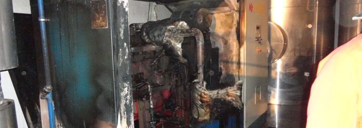 Brand in Heizzentrale