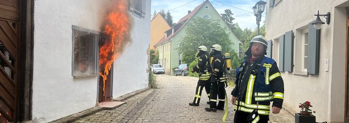 Wohnungsbrand in der Stadtstraße
