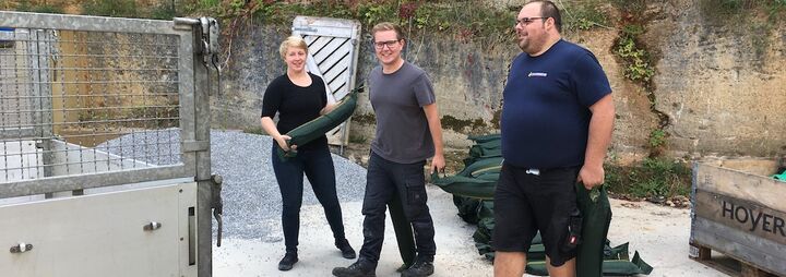 Jugendfeuerwehr verkauft Sandsäcke