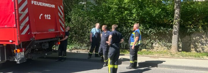 Ölspur in der Marktstraße