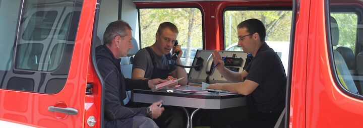 Gemeinsame Funkübung