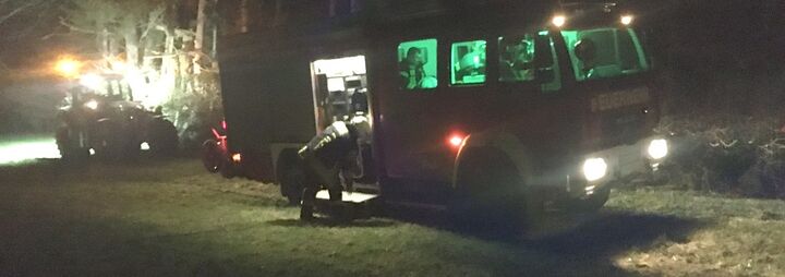 Alarmierung zu Reisigfeuer