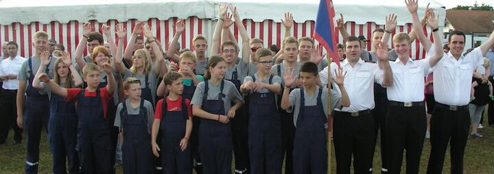 Eröffnung Zeltlager in Volkertshausen
