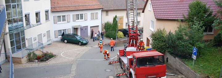 Alarmübung Pflegeheim Blumenfeld