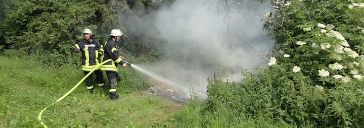 Waldbrand Beuren am Ried