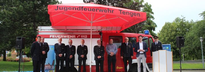 Fahrzeugübergabe MTWs und Ehrungen