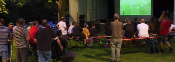 Generalprobe Live-Übertragung Fußball WM